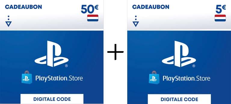PlayStation Store Card €50 + €5 voor €50 @ Startselect
