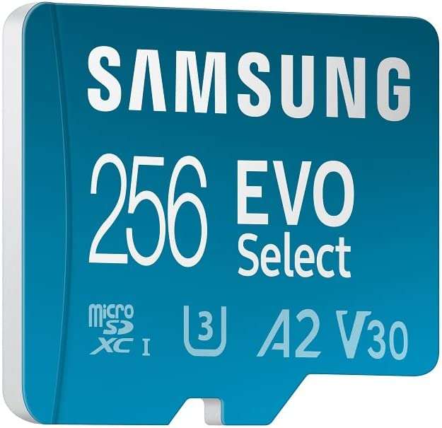 Samsung EVO Select 256GB micro SD XC UHS-I U3