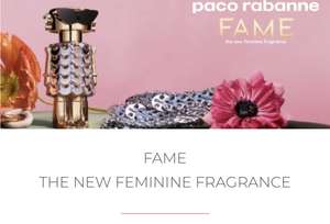 Gratis Paco Rabanne Fame parfum sample