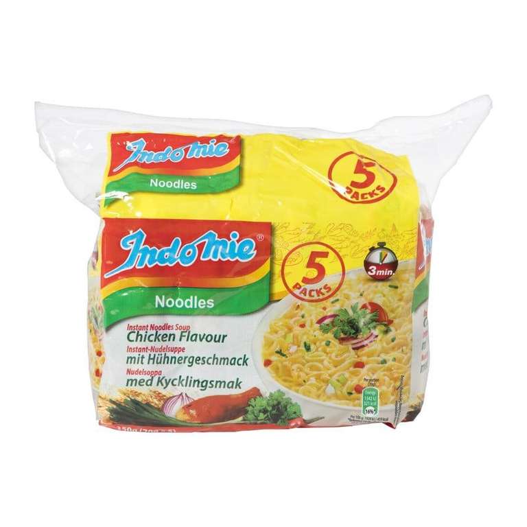 Indomie 5-pack kip & groente (kruidvat)