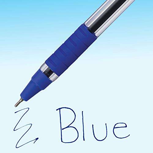 50 blauwe Papermate balpennen (0,7mm punt)