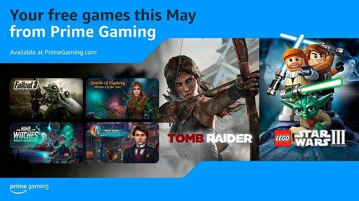 Amazon Prime Gaming - Mei 2024 (o.a Tomb Raider Game of the Year ...