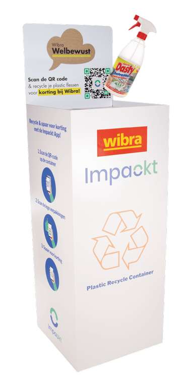 Recycle je plastic verpakkingen & spaar voor korting bij Wibra
