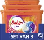 Robijn Wascapsules 3-in-1 Color (of stralend wit) 3 x 40 stuks (0.215 per wasbeurt / Wascapsules)