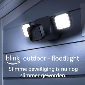 Blink Outdoor Camera + Floodlight met Sync Module 2 Zwart