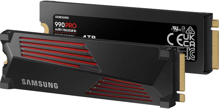 [GRENSDEAL BELGIË] Samsung 990 Pro (met heatsink) 4TB (Gamers Pack) SSD