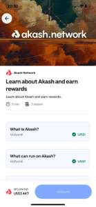 3$ aan gratis crypto Akash op coinbase