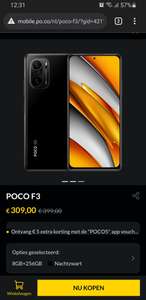 Poco F3 256gb 5G Flash Sale met 5 euro korting voor nieuwe gebruikers