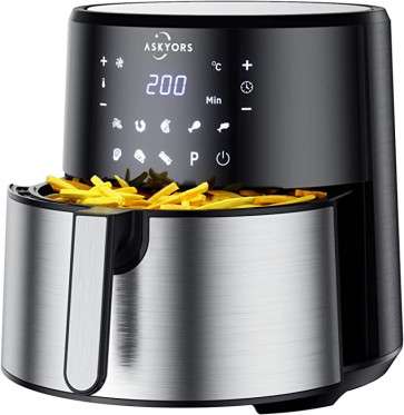 Askyors - Luxe XXL Airfryer - 8L