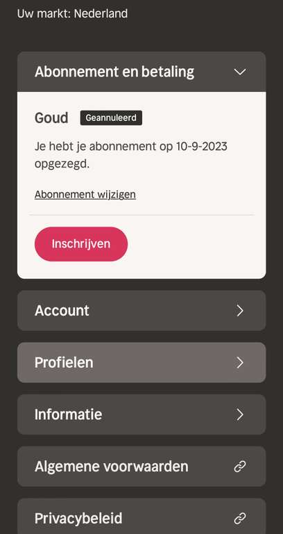 70 dagen Nextory via Lidl app (€0,01)