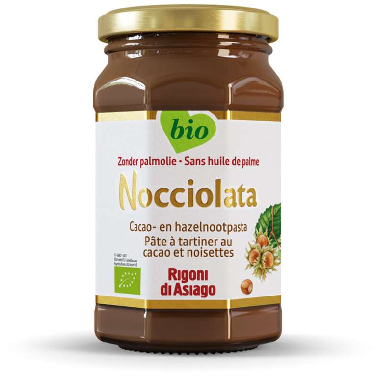 Rigoni di Asiago - Nocciolata Cacao- en hazelnootpasta | Cashback via Tikkie