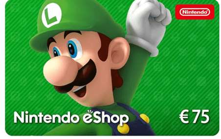 10% korting op Nintendo eShop cards van €75 en €100 @ Startselect