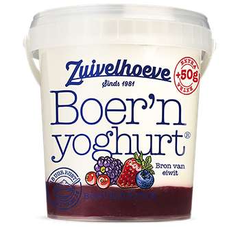 3 Emmers Zuivelhoeve Boer'nyoghurt 3 smaken voor €2,-