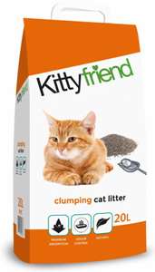 Kittyfriend Clumping 20l | €0.45 per liter (Klontvormend)