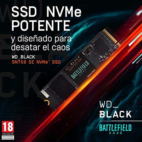 ssd WD SN750 SE 1TB PCIe 4.0 + battefield 2042 PC