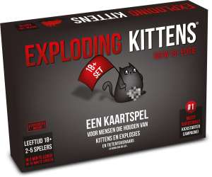 Exploding Kittens NSFW voor €9,50 @ Amazon NL / Bol