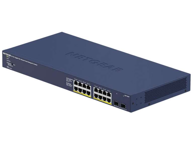Netgear GS716TP Smart Switch | 16x Gigabit Ethernet | PoE+ @iBOOD