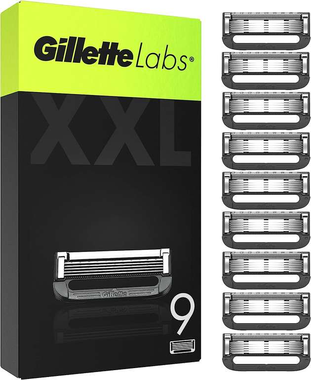 Gillette Labs navulmesjes 9stks 25 euro!