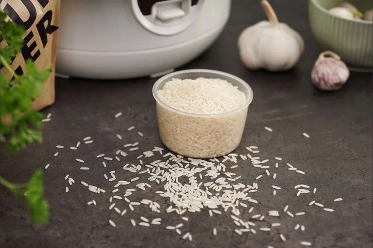 Reishunger rijstkoker met keramische coating + 2x600g bio basmati rijst voor €39,99