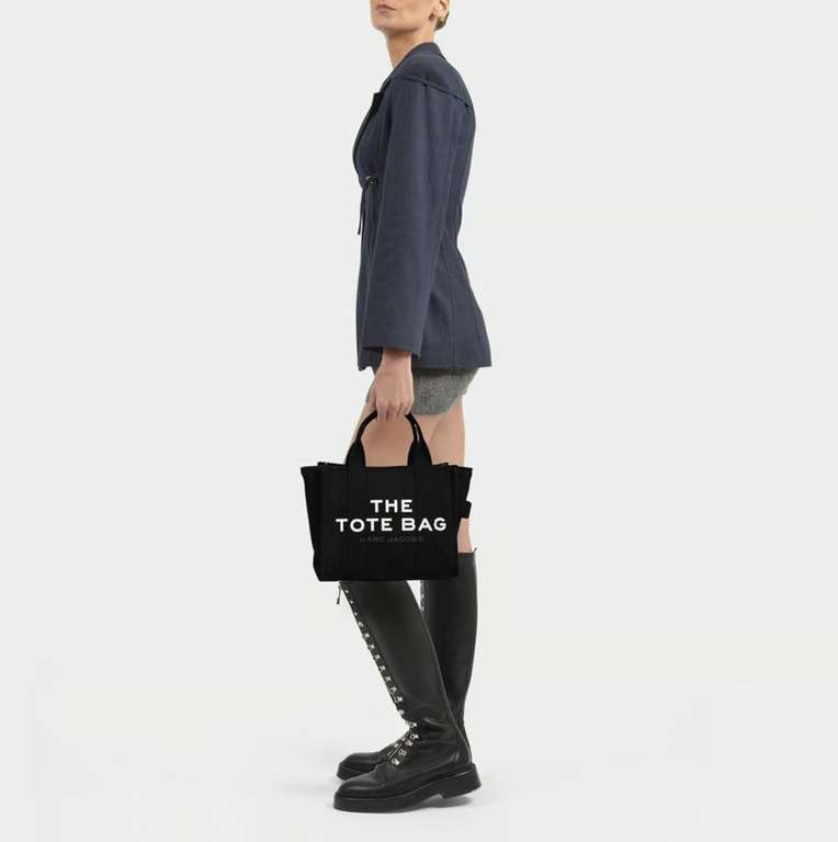 Marc Jacobs Mini Tote Bag zwart canvas voor €116,45 @ Secret Sales