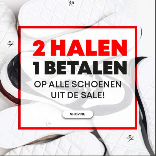Only for Men Geselecteerde schoenen 1+1 gratis + 8% CashbackXL