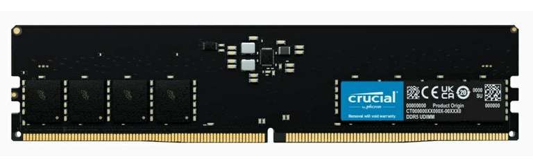Crucial CT16G48C40U5 (DDR5, 16GB, 4800Mhz)