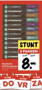 VOMAR (per 15/2) Starbucks Nespresso cups 3x10 voor €8 - en nog meer aanbiedingen