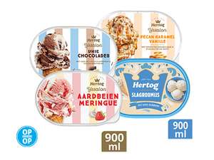 Hertog ijs 1+1 gratis bij Hoogvliet (vanaf woensdag)