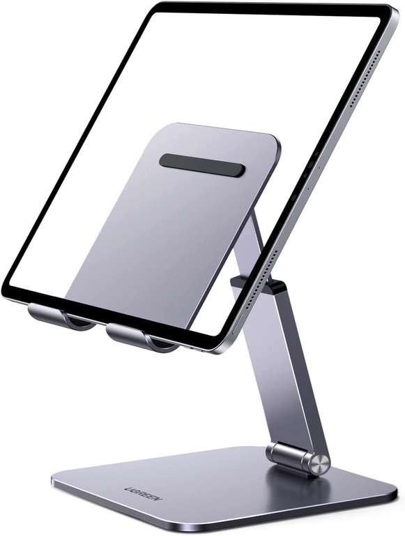 UGREEN Verstelbare aluminium tablet standaard (tot 12,9 inch) voor €26,39 @ Amazon.nl
