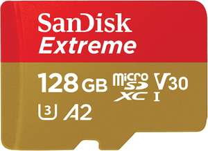 SanDisk Extreme MicroSDXC UHS-I Geheugenkaart 128 GB Met SD Adapter