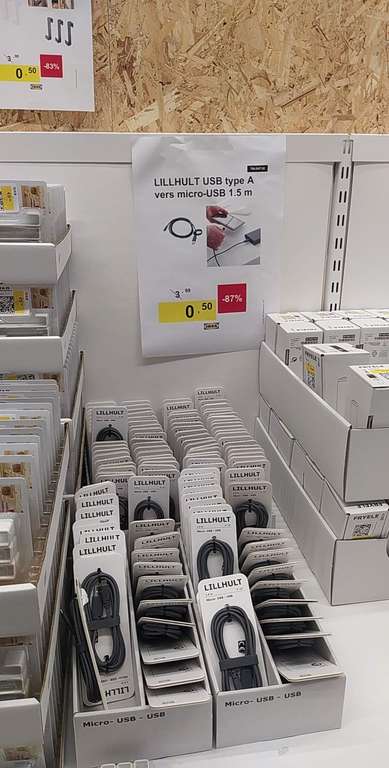 IKEA LUIK (BE): Micro USB oplaadkabel