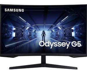 SAMSUNG Odyssey LC27G55TQWRXEN 27" Curved Gaming Monitor