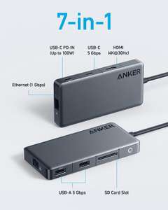 Anker 341 USB-C hub 7-in-1 voor €25,99 (normaal €39,99) @ Amazon NL