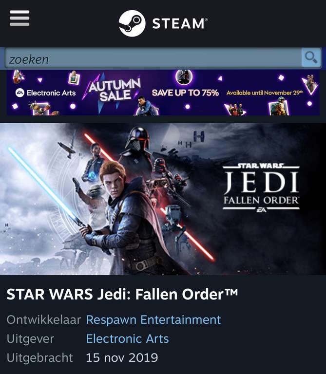 Star Wars: Jedi Fallen order
