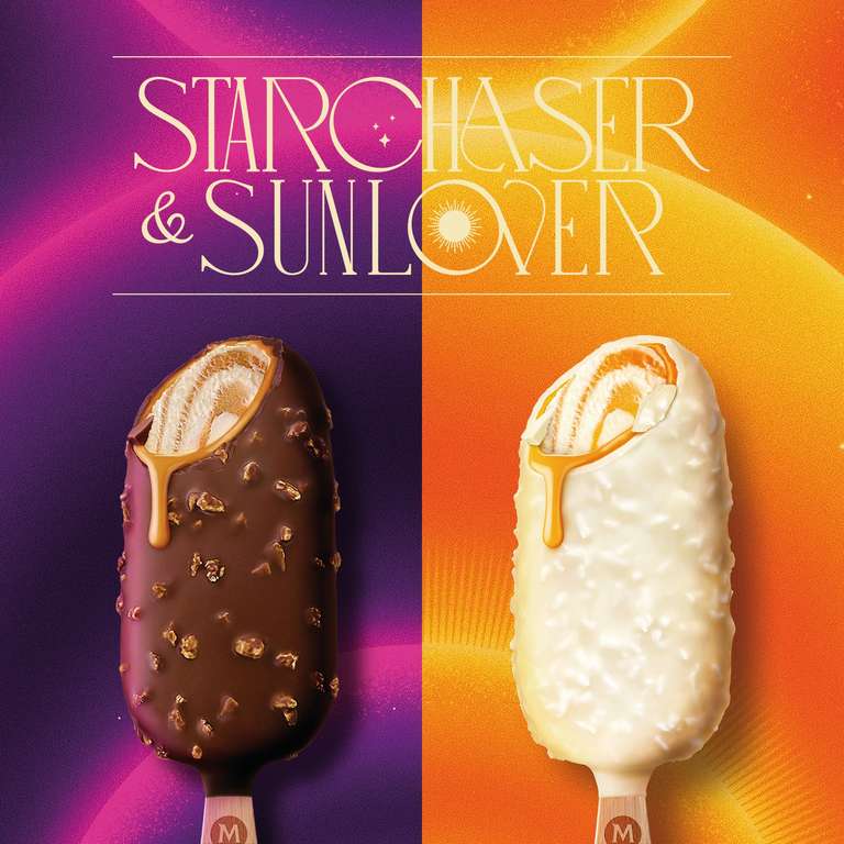 Gratis Magnum Starchaser of Sunlover (440ML) @ The Ice Cream Shop - via UberEats