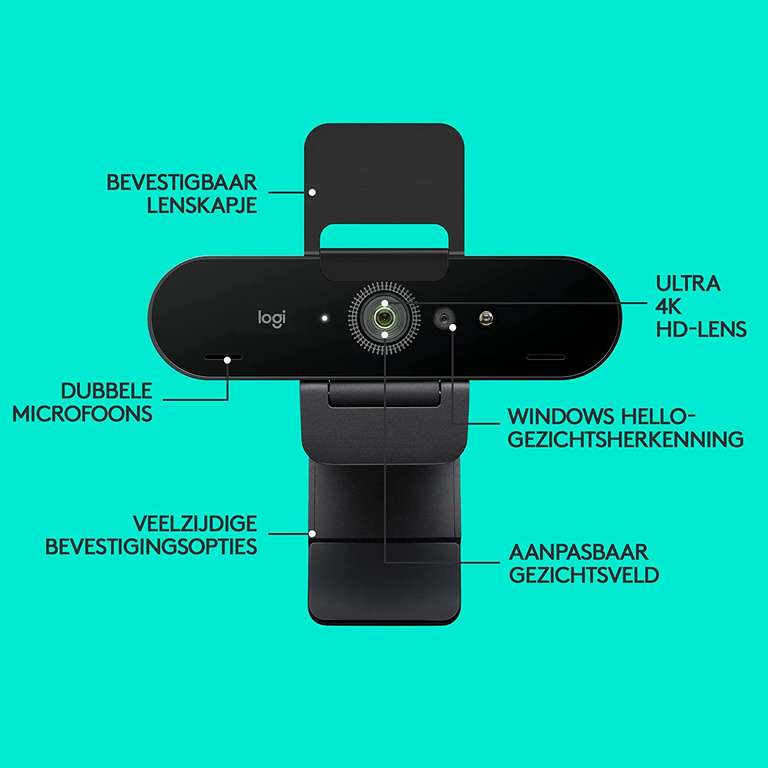 Logitech Brio Stream Webcam - Ultra 4K HD