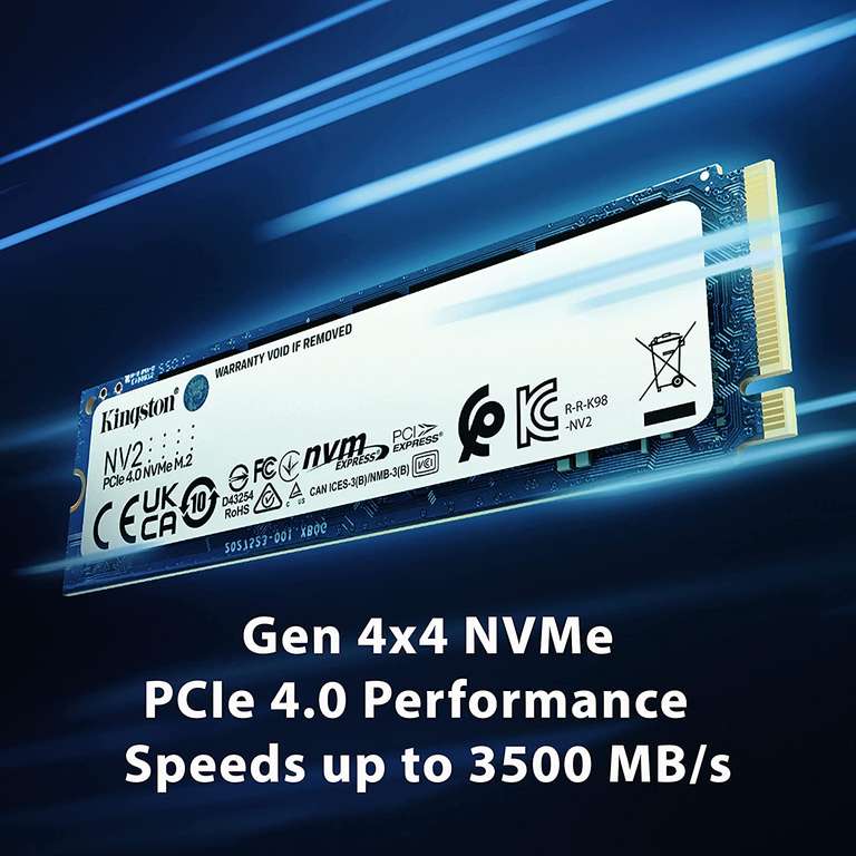 500GB M.2 NVME SSD Kingston PCIe 4.0
