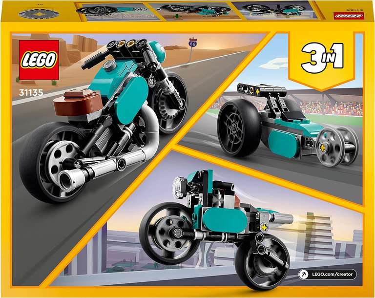 LEGO 31135 klassieke motor 3 in 1 voor €8,66