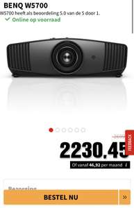 Benq W5700 flagship 4k projector