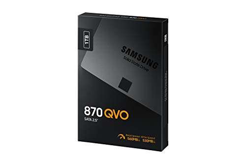 Samsung 870 QVO SATA 2.5 Inch Internal SSD - 1TB
