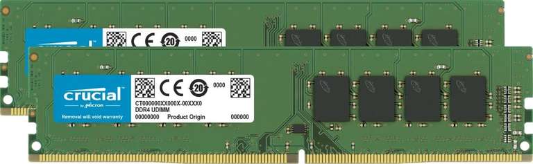 Crucial RAM CT2K8G4DFRA266 16GB (2x8GB) DDR4 2666MHz CL19 Werkgeheugenkit