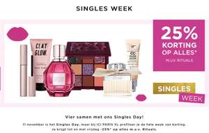Singlesday bij Ici Paris xl 25% korting op bijna alles (ook voor niet singles)
