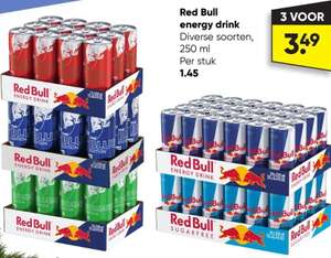 Red Bull Energy Drink - 3 voor €3,49