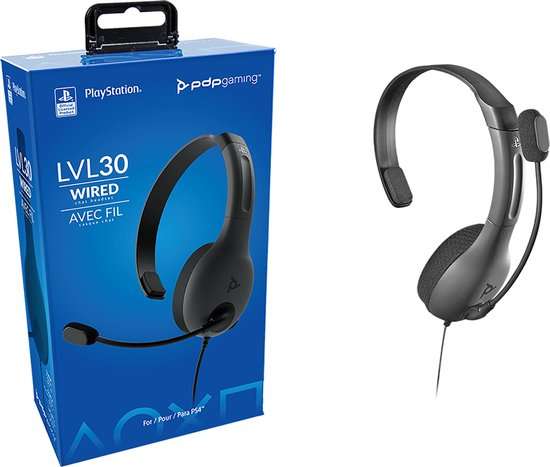 PDP Gaming LVL30 Chat Headset PS4