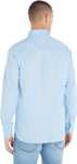 Tommy Hilfiger Core Flex Dobby Sf Shirt heren Casual Shirts (Kalm blauw)