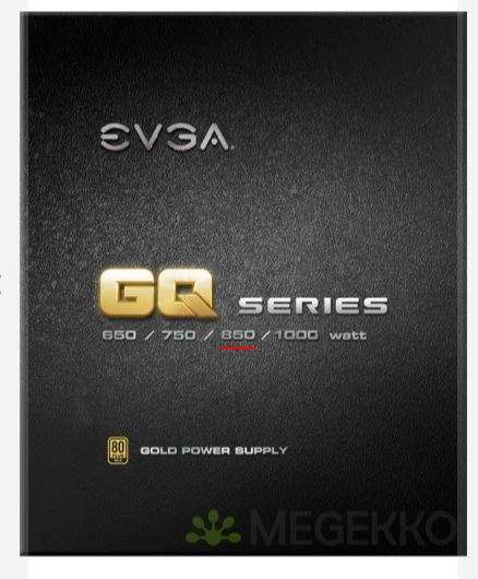 EVGA 850 GQ 850W 80+ Gold Semi-Modulair PSU / PC voeding