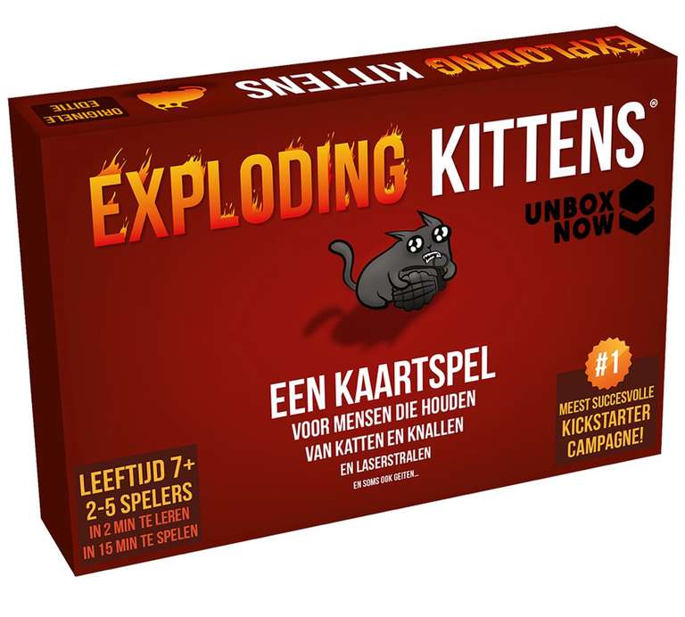 Exploding kittens - populair kaartspel - Nederlandstalig