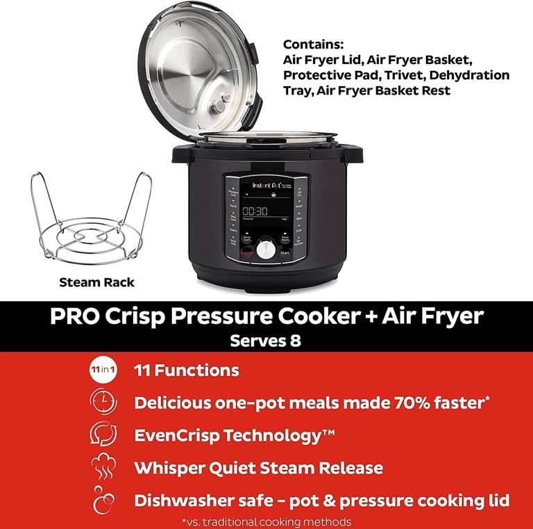 Instant Pot Pro Crisp 8L (PRIME DE)