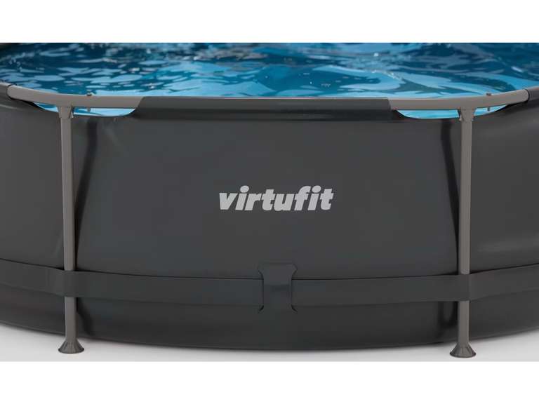 VirtuFit Zwembad + filterpomp - 244 x 76cm @ iBOOD
