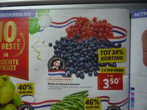 LIDL: kilo blauwe of rode bessen €3,50